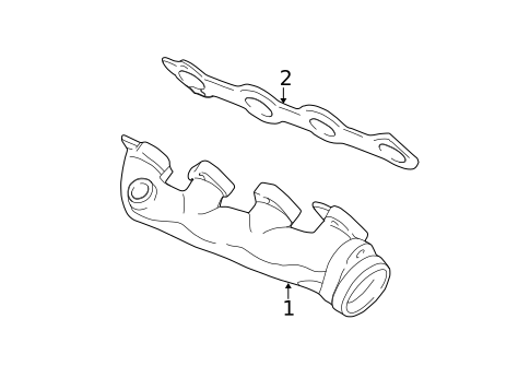 Exhaust Manifold for 2006 Ford Expedition #0