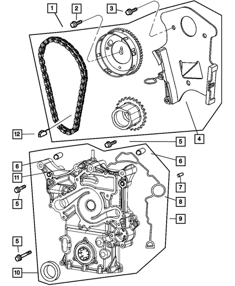Timing Belt and Cover for 2007 Jeep Grand Cherokee #0