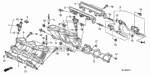 16451RNVM00 - Engine: CLIP, INJECTOR for Honda Image