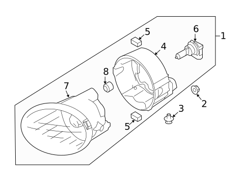 Bulbs - Chassis for 2014 Subaru Outback #1
