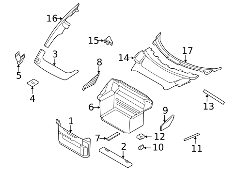 Interior Trim - Front Structure for 2023 Porsche 911 #0
