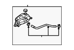 25430L1500 - Belts &amp; Cooling: Engine Coolant Reservoir for Kia Image