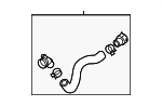 25414L1701 - Belts &amp; Cooling: Radiator Coolant Hose for Kia Image