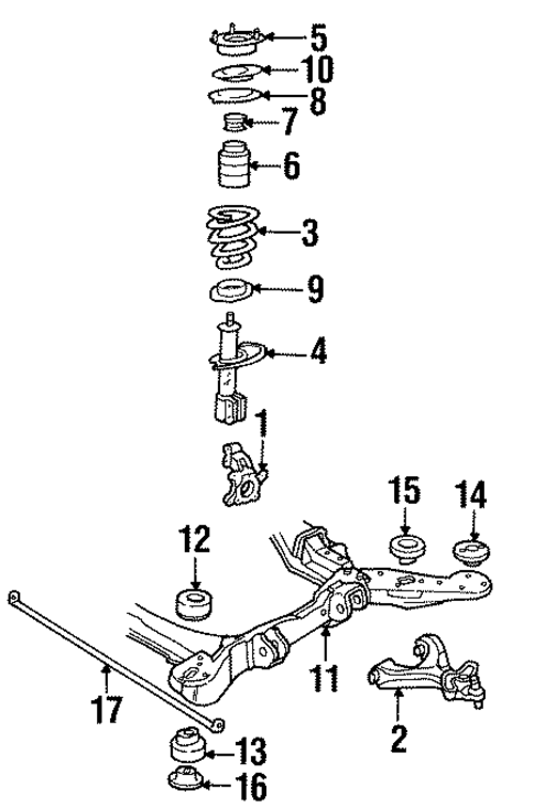 Suspension Components for 1993 Cadillac 60 Special #0