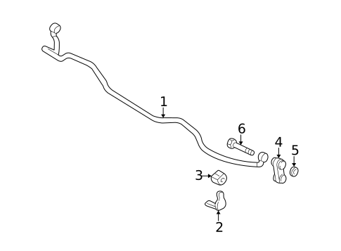 Stabilizer Bar & Components for 2004 Subaru Outback #0