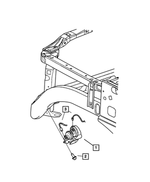 56043181AD - Electrical: Horn And Bracket for Mopar Image