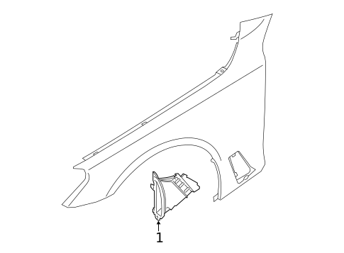 Exterior Trim - Fender for 2018 BMW 640i xDrive Gran Turismo #0