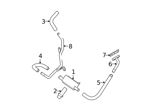Oil Cooler for 2011 Nissan TITAN #0