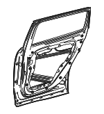 2477300304 - : Door Shell for Mercedes-Benz Image
