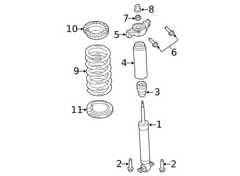 Shocks & Components for 2016 Ford Mustang #2