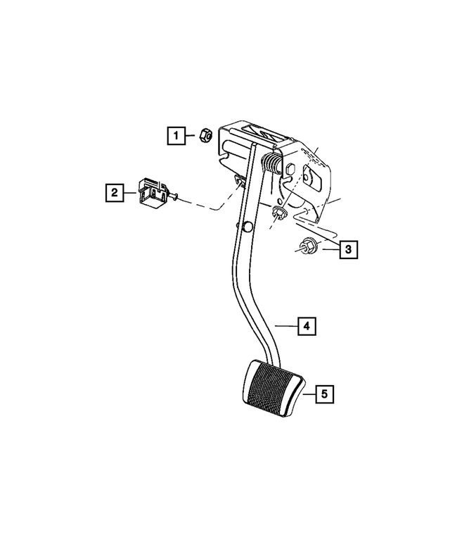 4779688AE - : Non Adjustable Pedal Assembly for Mopar Image