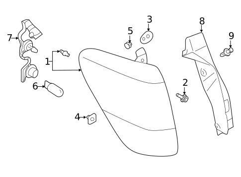 Tail Lamps for 2024 Subaru Forester #0