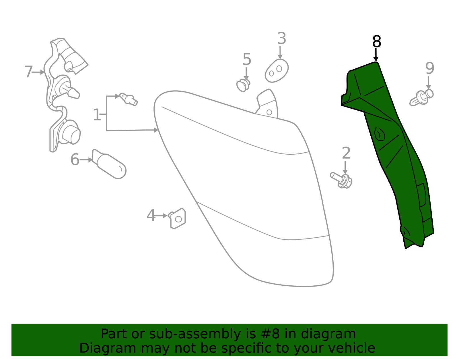 2019-2025 Subaru Forester Trim Cover 84953SJ010 | Subaru Online Parts