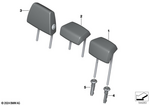 52205A676B7 - Seats: Folding Headrest for Mini: Countryman S ALL4, Countryman SE ALL4 Image image