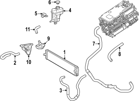 Inverter Cooling Components for 2024 Lexus NX350h #0