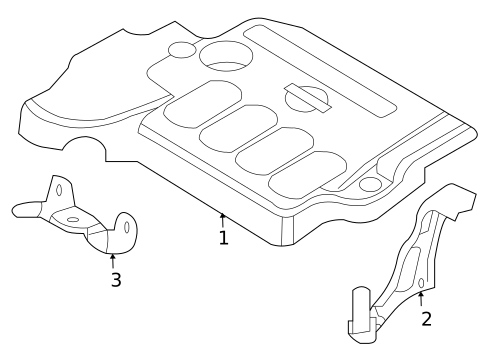 Engine Appearance Cover for 2007 Nissan Altima #0