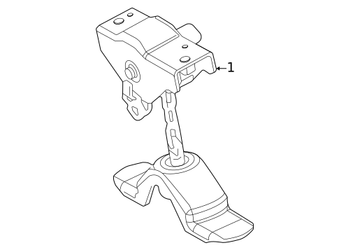 Spare Tire Carrier for 2023 Lexus LX600 #0