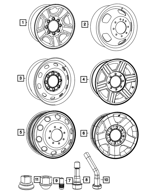 5GY15S4AAC - Wheels: Steel Wheel for Mopar Image