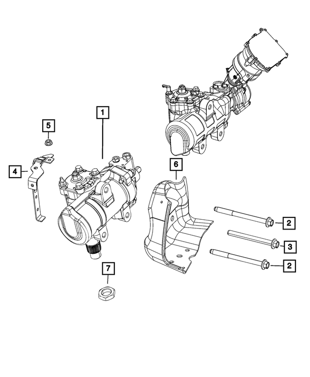 68575538AB - Steering: Power Steering Gear for Mopar Image