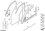51337129719 - : Seal, Inner Left Mirror Triangle for BMW Image
