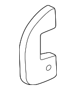 2157200004 - Body: Door Lock Striker Plate for Mercedes-Benz Image