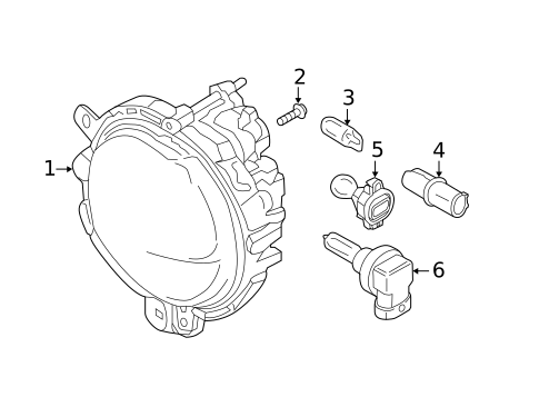 Fog Lamps for 2015 Mini Cooper #2