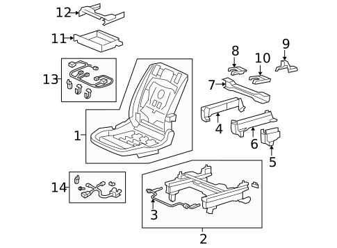 Tracks & Components for 2009 Honda CR-V #1