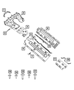 68624565AA - Frame, Bumper and Fascia: Shield Bracket for Jeep: Cherokee Image
