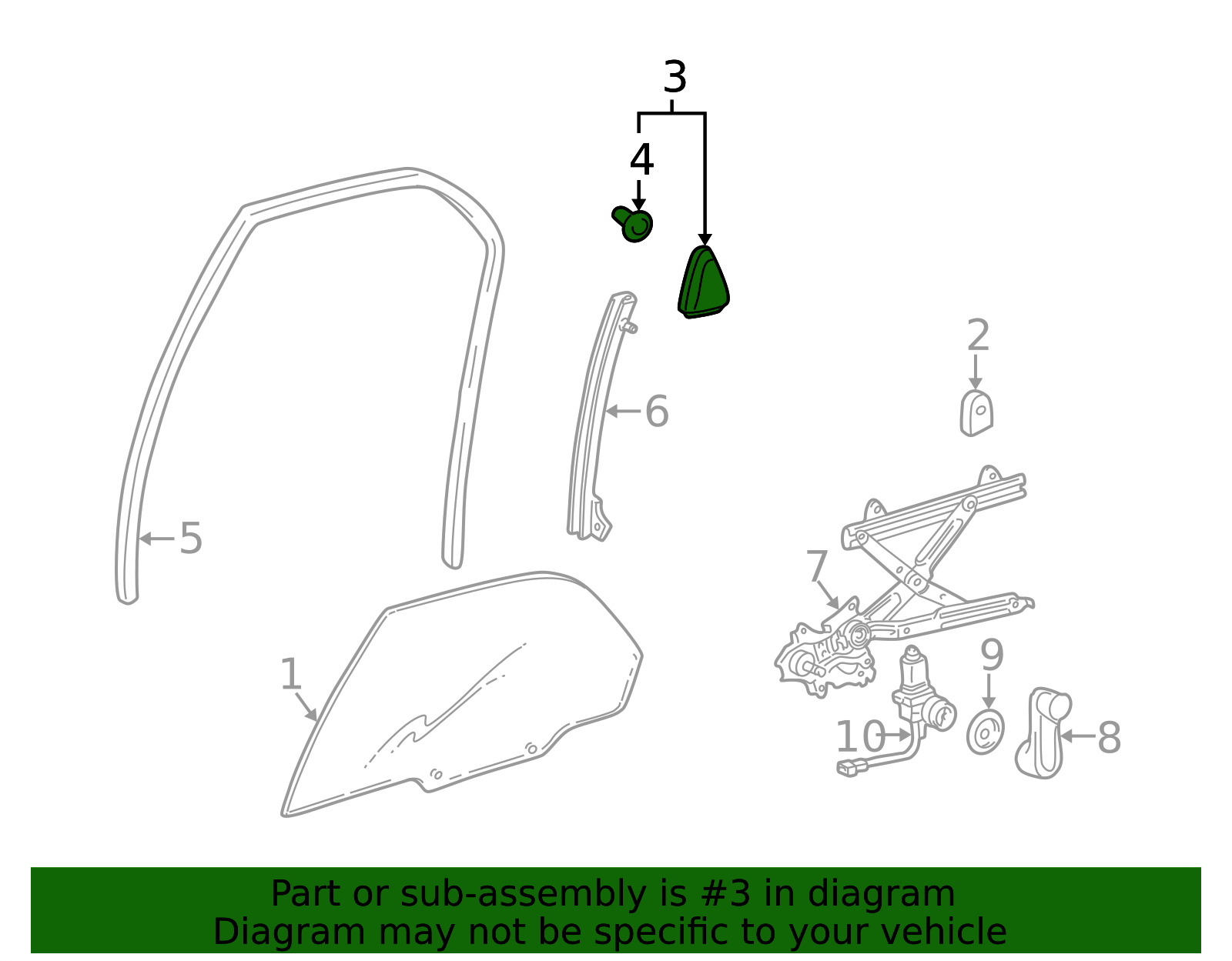 67488-AA010 - Corner Cover 1997-2001 Toyota Camry | Longo Toyota Parts