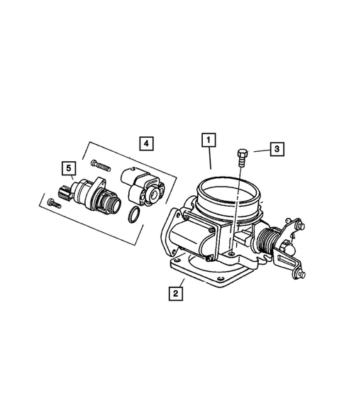Throttle Body for 2004 Jeep Liberty #0