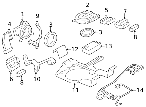Driver Seat Components for 2015 INFINITI QX80 #2