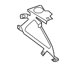 41357207185 - Body: Fender Mount Bracket for BMW: 740i, 740Ld xDrive, 740Li, 740Li xDrive, 750i, 750i xDrive, 750Li, 750Li xDrive, 760Li, ActiveHybrid 7 Image