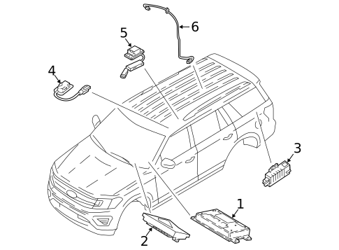 Communication System Components for 2022 Ford Expedition #0