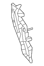 2546828500 - Body: Insulation for Mercedes-Benz Image