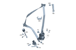 2068602302 - Front Seat: Seat Belt for Mercedes-Benz Image