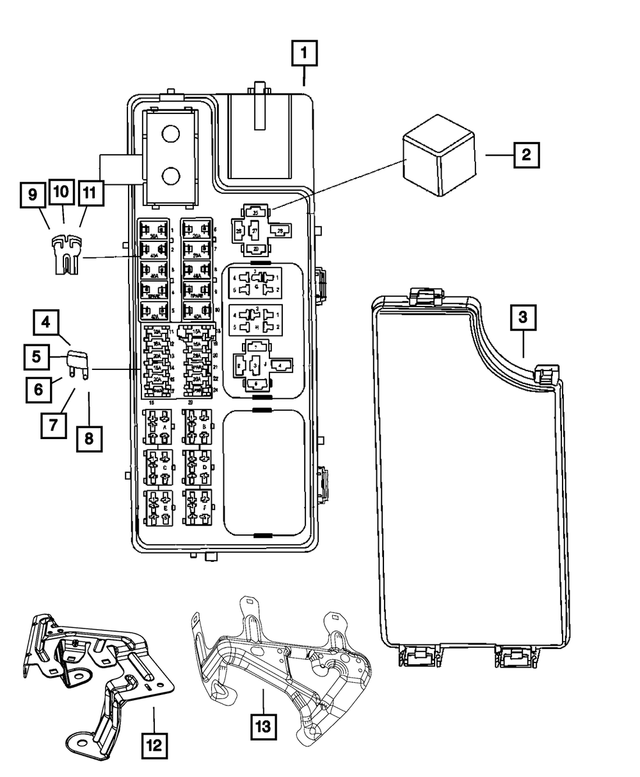 RL692555AC - Electrical: Totally Integrated Power Module for Mopar Image