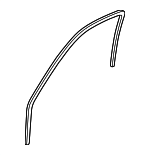 84231ST8000ZA - Body: Opening Trim for Acura: Integra Image