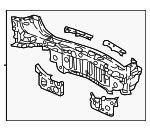 66100TLAA00ZZ - Body: Rear Body Panel for Honda: CR-V Image