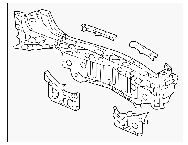 2020-2022 Honda CR-V Rear Body Panel 66100-TNY-G00ZZ | Honda