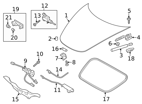 Hood & Components for 2015 Porsche Boxster #0