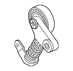 79903133BG - Cooling System: Belt Tensioner for Audi: A8 Quattro, RS7, S6, S7, S8 Image