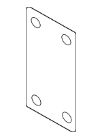 992807265 - Body: Impact Bar Gasket for Porsche: 911 Image