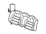 12492825 - Body: Seat Back Cover for Cadillac: DeVille Image