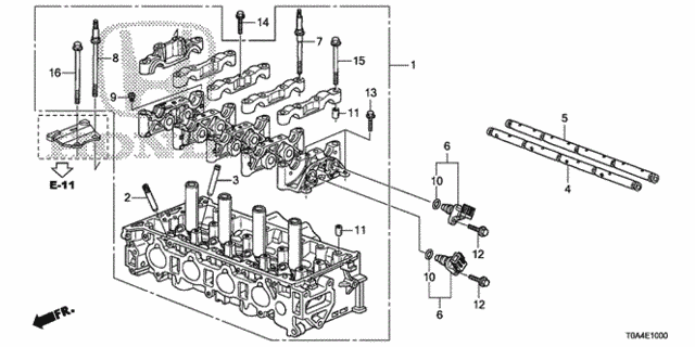 Cylinder Head (-'14) for 2013 Honda CR-V #0