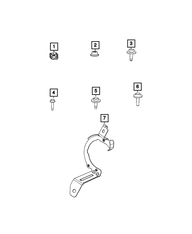 68419898AA - Electrical: Speaker Bracket, Right for Mopar Image