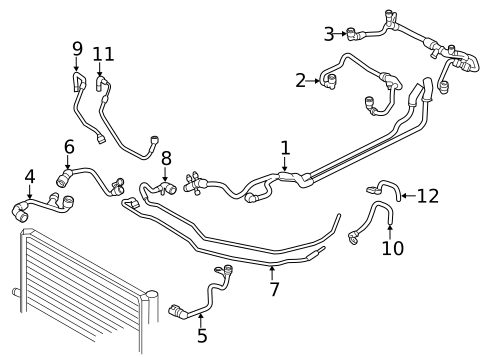 Hoses & Pipes for 2018 BMW M760i xDrive #0