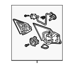 76208SZNA02 - : Mirror for Acura Image