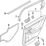 829005MP3A - : Door Trim Panel for Nissan: ARIYA Image