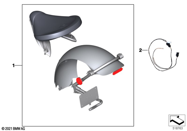 77535A66382 - Design: Cable Splitter Bobber Usa - Bobber for BMW-Motorrad Image