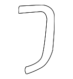 7579460020 - Body: Body Side Molding Rear Seal for Lexus: LX570 Image